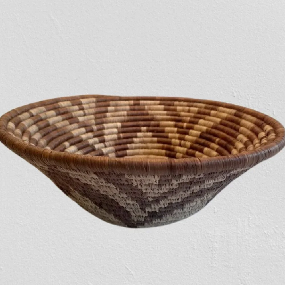 Coiled Vintage Bowl Basket Wall Art 11.5
